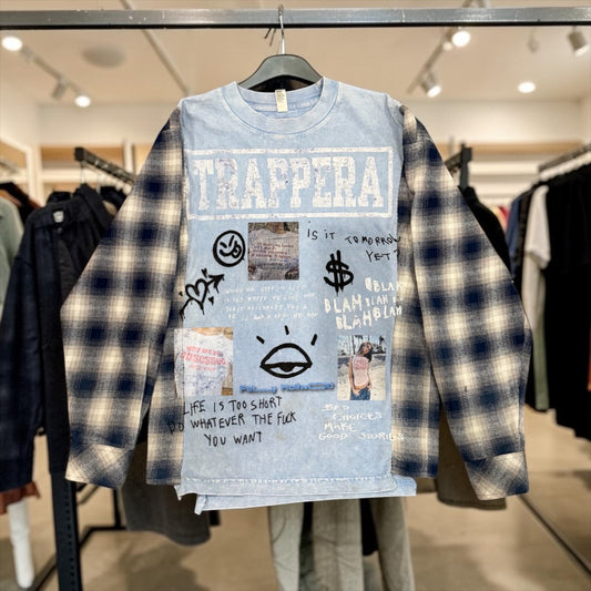 Flannel tee